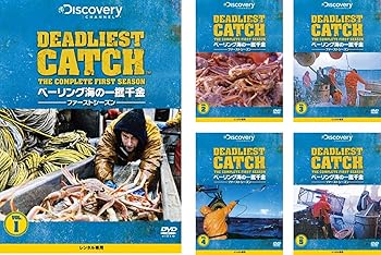 【中古】ベーリング海の一攫千金 ファースト・シーズン 1 [レンタル落ち] 全5巻セット [DVDセット商品]　※ケースなし、ジャケットとディスクのみ｜お取り寄せ本舗 KOBACO