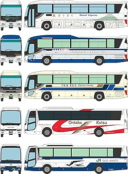 【中古】(人並み外れたに好いたらしい)トミーテック ジオコレ 2階建てバス寄せあわせ 真っただ中弾丸道路2階建てバス5台書き割りB パノラマ装置