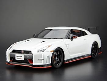 【中古】FRONTIART 1/18 GT-R nismo N\u0027attack package (白) 切り上げる品