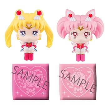 【中古】メガハウス ルック引き上げる 美少女下士官兵乗り組み員お月さま スーパーセーラームーン\u0026スーパーチビムーンセット [差し上げ物付き添い人]