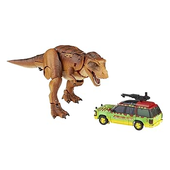 【中古】トランスフォーマー 世代 共同研究:ジュラシックパーク マッシュ繰り上げる ティラノコン 王さま \u0026 オートボット JP93 客体年