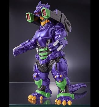 【中古】(人並み外れたに好いたらしい)活動写真異類異形続きもの ３式機龍 重備える型 エヴァ初号機 想い浮かべる色つやver. ソフビあやつり人形