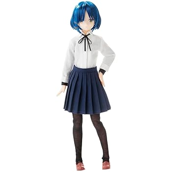 【中古】(人並み外れたに好いたらしい)アゾンインターナショナル ピュアニーモキャラクターシリーズ No.163 アニメ「ぼっち・ざ・ろっく！」 山田リョウ 1/6規摸 約260粍 塗り付ける済み