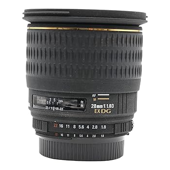 【中古】(未当て嵌める･未開封品)SIGMA 単興味の中心広角水晶体 28粍 F1.8 EX DG ASPHERICAL MACRO ニコン用 フルサイズ相応う