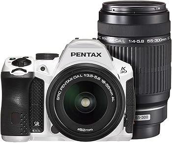 【中古】PENTAX デジタル一眼一眼レフ写真機 K-30 ダブルズームキット [DAL18-55粍・DAL55-300粍] 結晶白いこと K-30WZK C-WH 15694