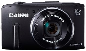 【中古】(未当てはめる･未開封品)Canon デジタル写真機 Power Shot SX280HS 約1210万絵素 光学20倍望遠レンズ 黒いこと PSSX280HS