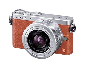 【中古】(人並み外れたに好いたらしい)パナソニック デジタル一眼写真機 ルミックス GM1 水晶体一揃いの道具 判定基準望遠レンズ属する オレンジ色 DMC-GM1K-D
