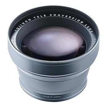 【中古】FUJIFILM テレコンバージョンレンズ TCL-X100S しろがね色