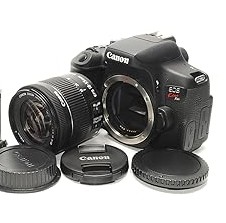 【中古】(未当てはめる･未開封品)Canon デジタル一眼一眼レフ写真機 EOS Kiss X8i 水晶体一揃いの道具 EF-S18-55粍 F3.5-5.6 IS STM 属する KISSX8I-1855ISSTMLK