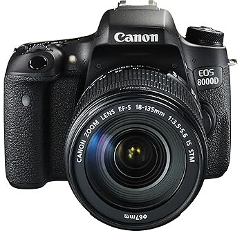【中古】(未当てはめる･未開封品)Canon デジタル一眼一眼レフ写真機 EOS 8000D 水晶体一揃いの道具 EF-S18-135粍 F3.5-5.6 IS STM 属する EOS8000D18135ISSTMLK