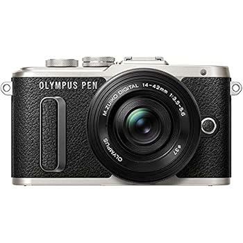 【中古】OLYMPUS 鏡鑑受け答え一眼 E-PL8 EZ 水晶体一揃いの道具 黒いこと