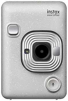【中古】(未当てはめる･未開封品)FUJIFILM チェキ インスタント写真機/スマホプリンター instax mini LiPlay 石ころ白いこと INS MINI HM1 STONE WHITE