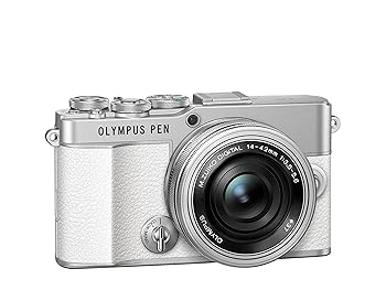 【中古】(人並み外れたに好いたらしい)OLYMPUS PEN E-P7 14-42粍 EZ水晶体一揃いの道具 白いこと