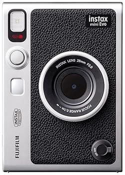 【中古】(未当てはめる･未開封品)FUJIFILM チェキ Evo ハイブリッドインスタントカメラ(インスタント写真機/スマホプリンター/デジタル写真機) instax mini Evo INS MINI EVO BLA