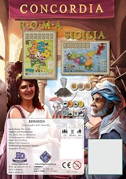 【中古】(未使用･未開封品)ニューゲームズオーダー コンコルディア：ローマ/シシリア 拡張セット Concordia: Roma/Sicilia｜お取り寄せ本舗 KOBACO