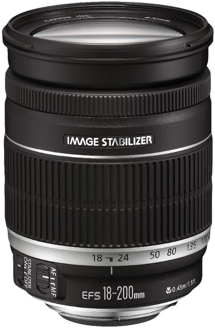 【中古】(非常に良い)Canon 望遠ズームレンズ EF-S18-200mm F3.5-5.6 IS APS-C対応|お取り寄せ本舗 KOBACO