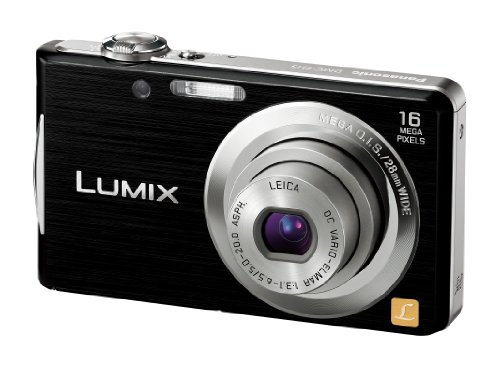【中古】(人並み外れたに好いたらしい)パナソニック デジタル写真機 LUMIX FH5 黒いこと DMC-FH5-K