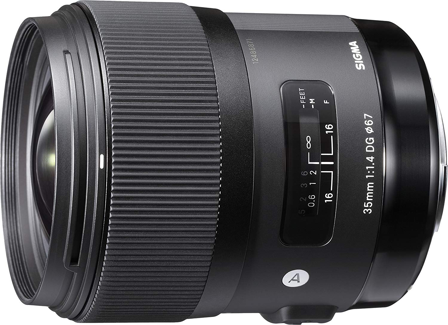 【中古】(非常に良い)SIGMA 単焦点広角レンズ Art 35mm F1.4 DG HSM シグマ用 フルサイズ対応 340568