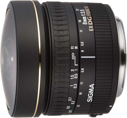 【中古】SIGMA 単興味の中心広角レンズ 8粍 F3.5 EX DG CIRCULAR FISHEYE キヤノン用 外回り魚眼 フルサイズ相応う 485276
