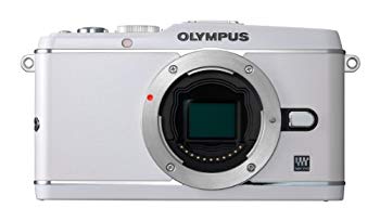 【中古】(非常に良い)OLYMPUS ミラーレス一眼 PEN E-P3 ボディ ホワイト E-P3 BODY WHT