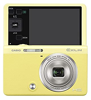 【中古】CASIO デジタル写真機 EXILIM EX-ZR70YW 「自分自身撮りチルト液晶」 「メイクアップ\u0026セルフィーアート」 EXZR70 黄色