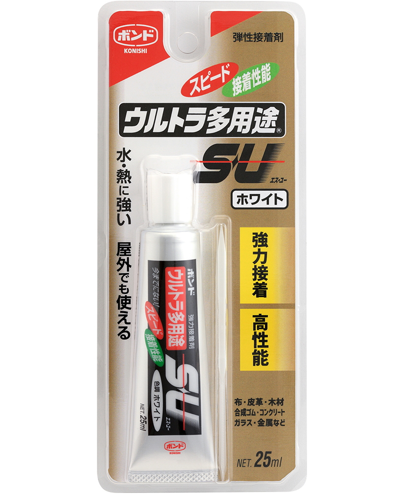 【楽天市場】コニシ ボンド ウルトラ多用途ＳＵ クリヤー ２５ｍｌ