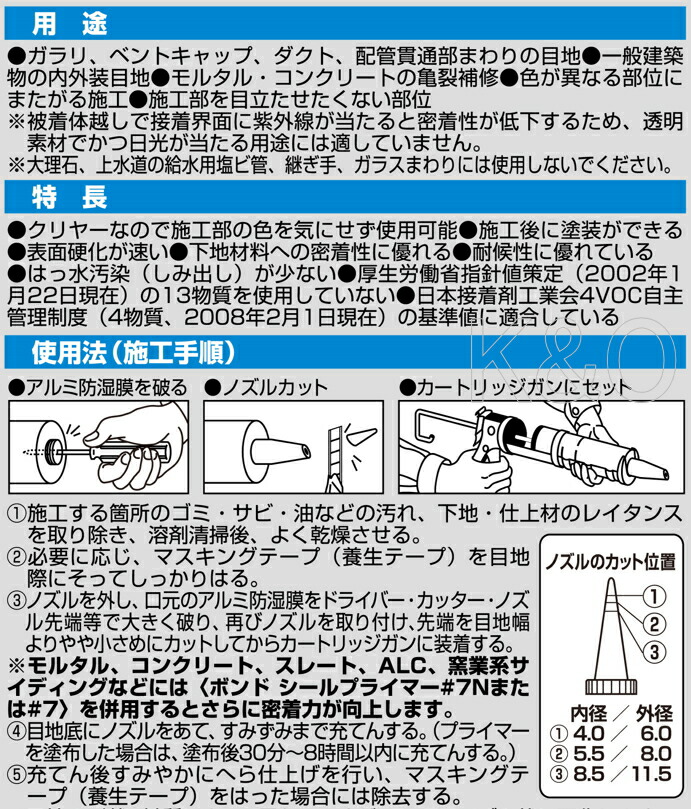 市場 コニシ ボンド 変成シリコンコーク