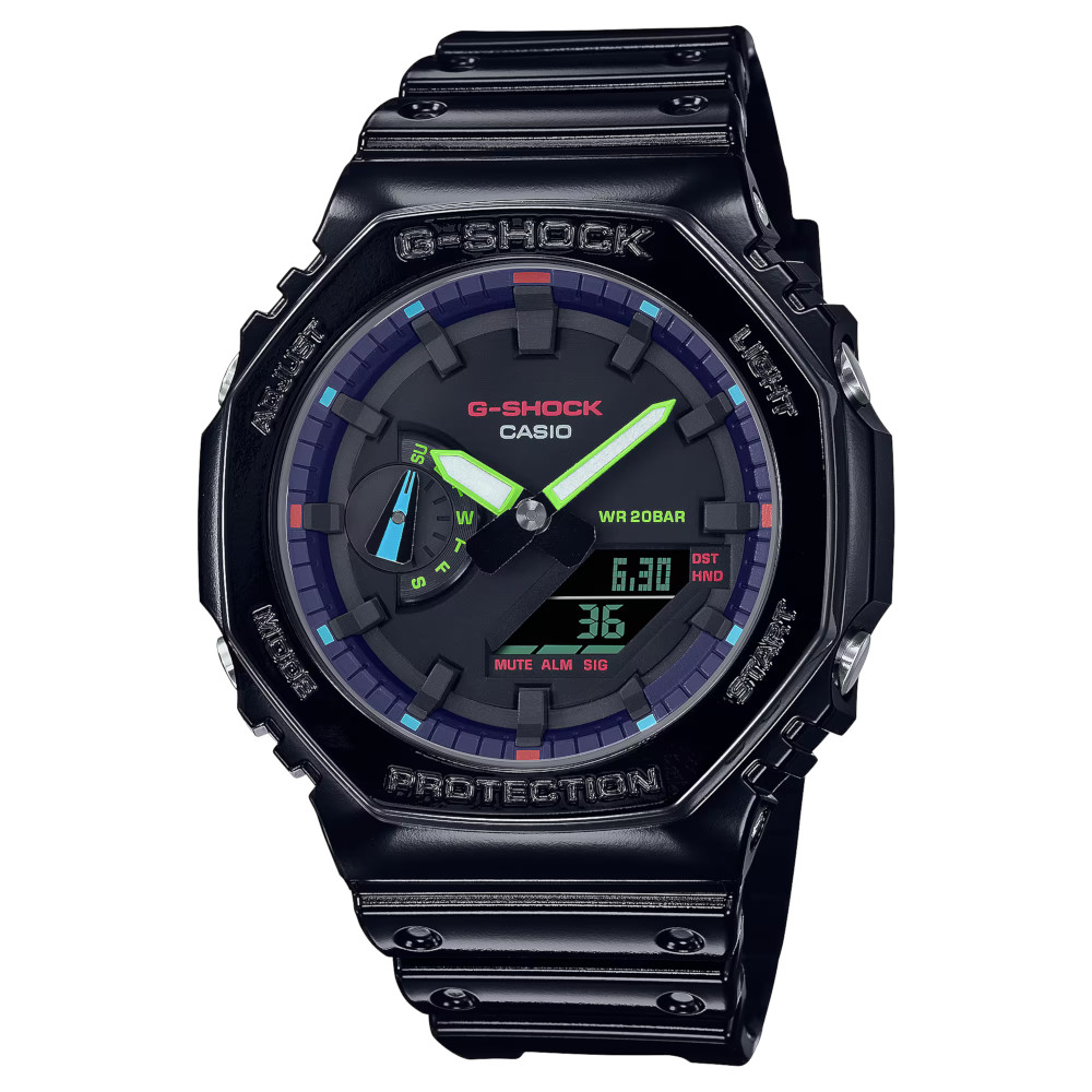 楽天市場】G-SHOCK GA-2100SR-1AJF ジーショック デジタル アナログ