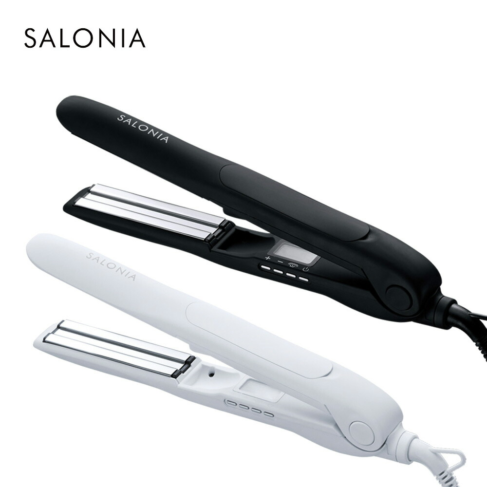 【SALONIA サロニア スチームモイスチャーストレートアイロン】ヘアアイロン サロニア 海外対応 送料無料 ランキング hk|アンド ハビット