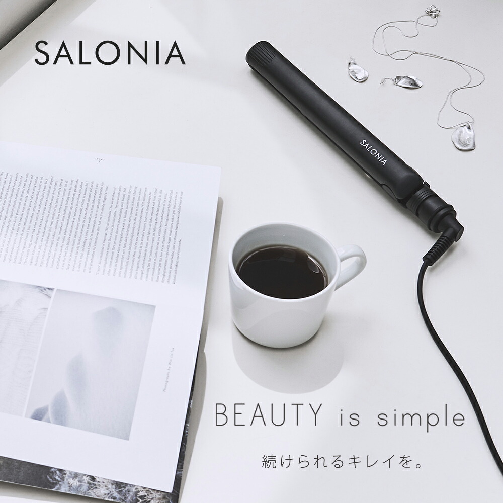 New 春夏限定カラー新登場 Salonia ストレートヘアアイロン 15mm 24mm 35mm ヘアーアイロン ヘアアイロン サロニア 海外対応 1年保証 ポーチ Hk 春 スプリング さろにあ