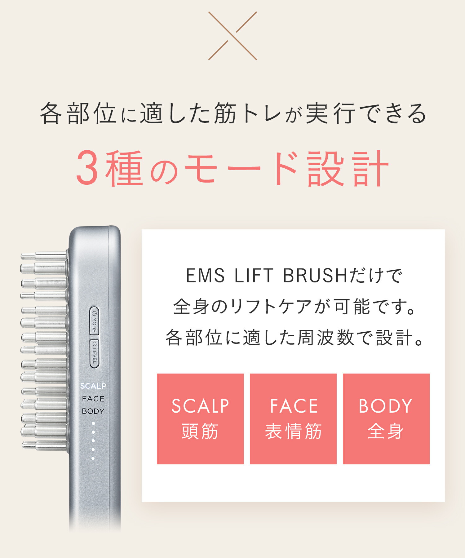 公式店》【 SALONIA サロニア EMS リフトブラシ 】 美顔器 楽天1位美顔