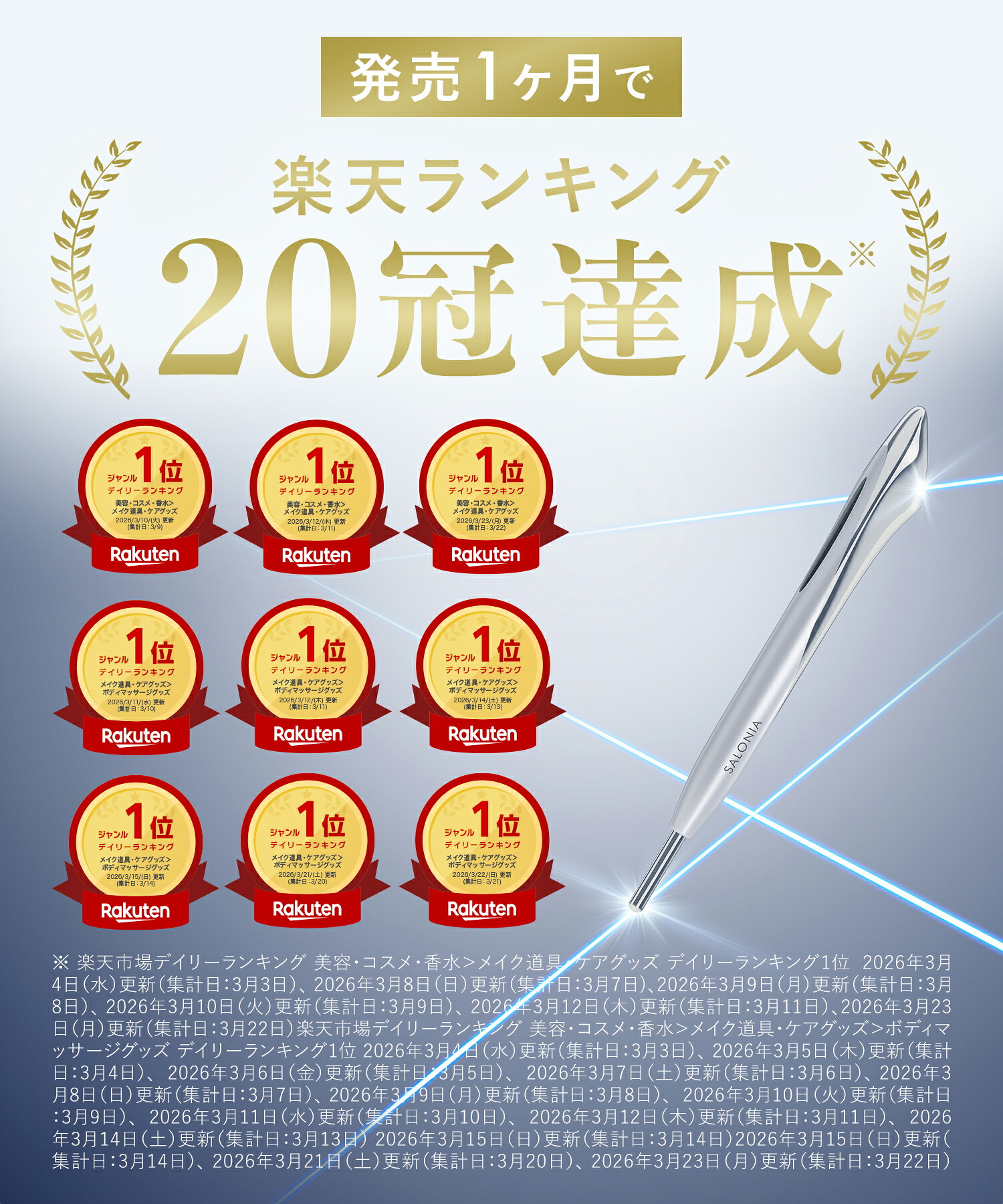 ≪20%OFFクーポン≫ 【 SALONIA サロニア フェイスカレントポインター 