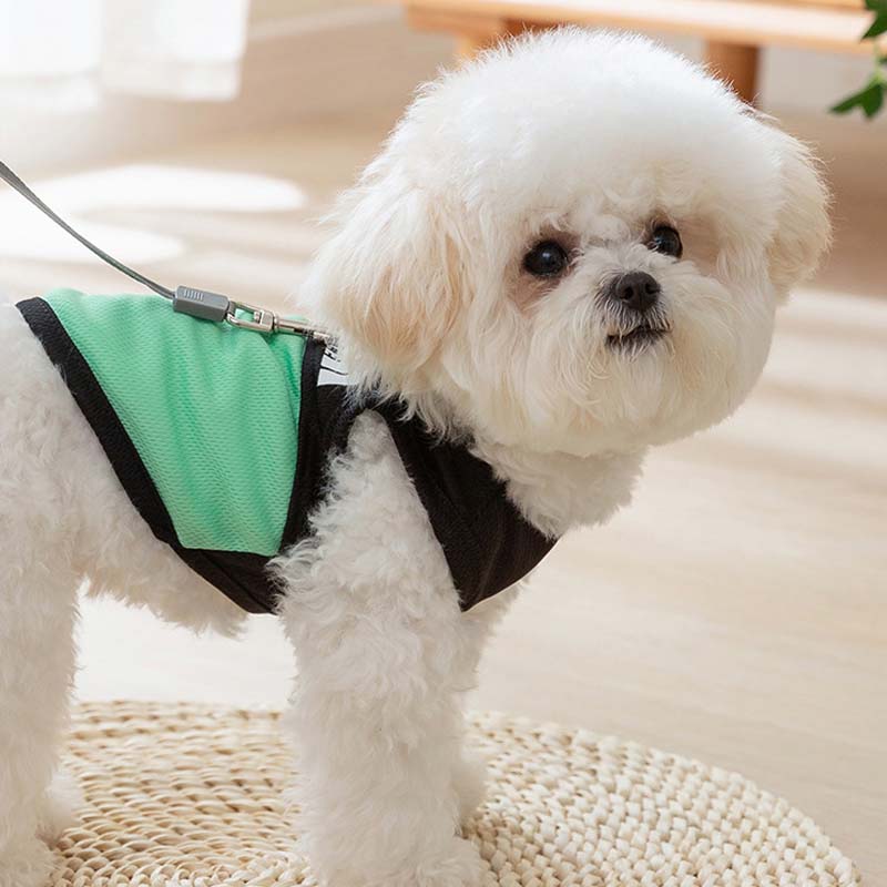 THEPETFACEメッシュタンクトップ犬服犬服犬の服ケーブル切り替え涼しい着せやすいおしゃれかわいい小型犬中型犬洋服汚れ防止メッシュ通気