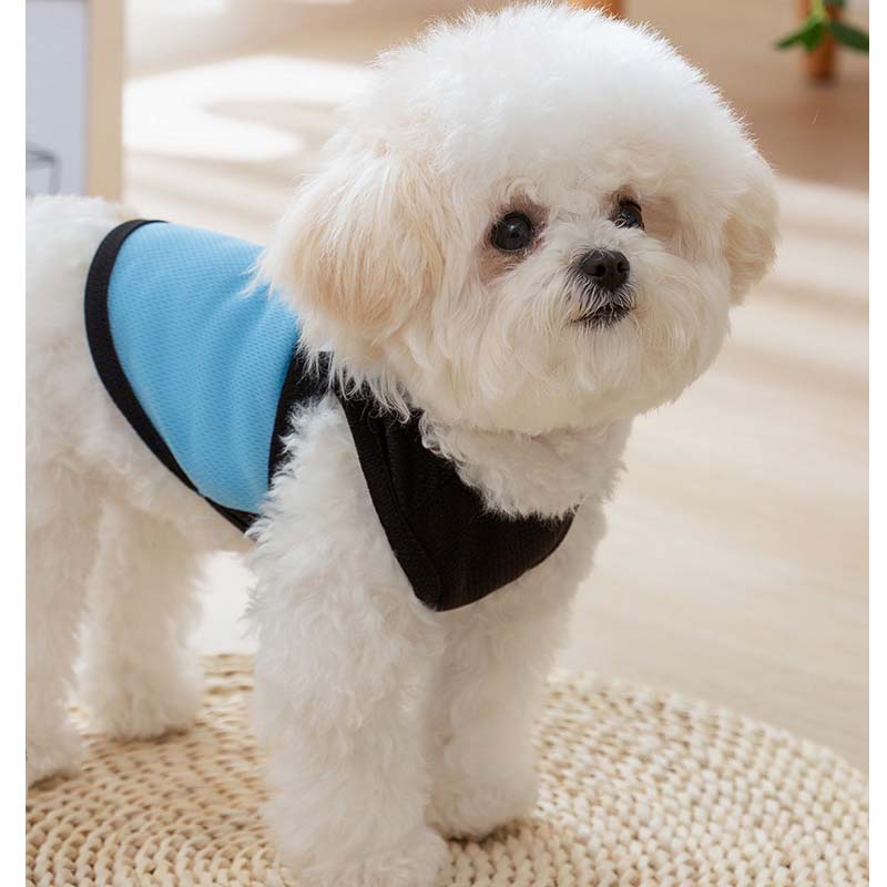 THEPETFACEメッシュタンクトップ犬服犬服犬の服ケーブル切り替え涼しい着せやすいおしゃれかわいい小型犬中型犬洋服汚れ防止メッシュ通気