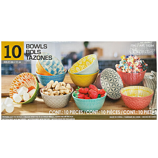 楽天市場 Bowls Bols Tazones 10セット 皿 ボウル 小 北欧風 Tazones 食器 茶碗 コストコ 送料無料 神戸selectshop 楽天市場店