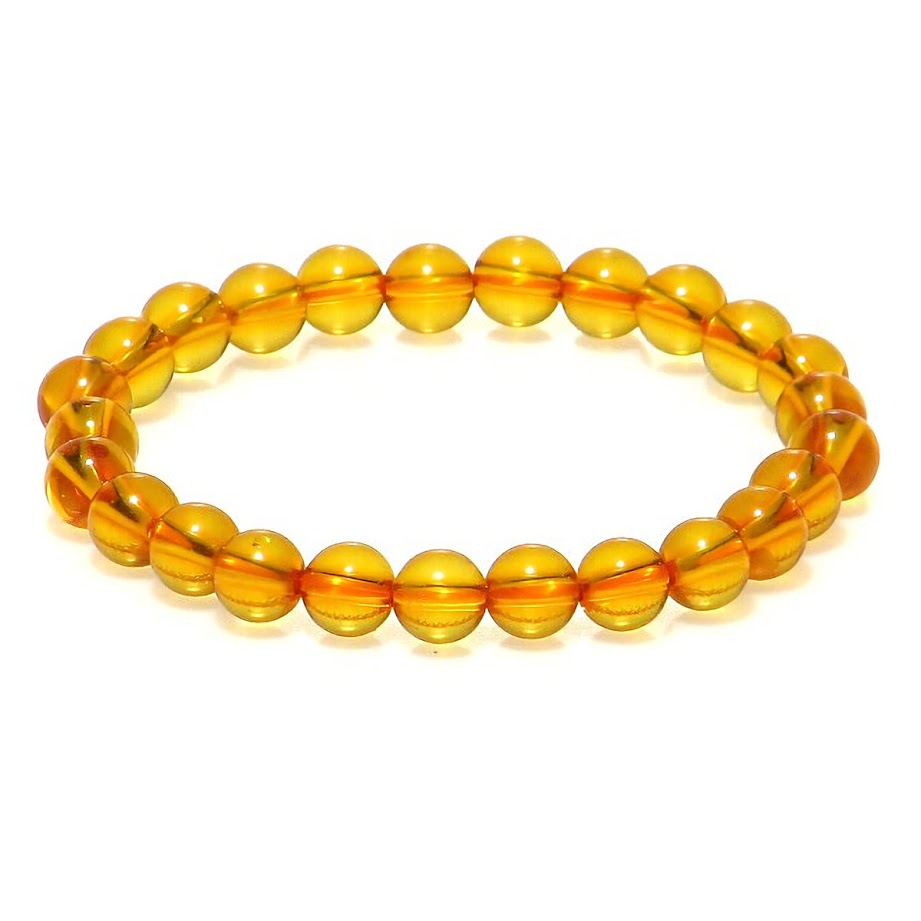 天然琥珀 バルティックアンバー 8mm ブレスレット 【15cm 16.5cm 18cm 】【6月 誕生石】琥珀 抱擁 長寿 繁栄 天然石 パワーストーン レディース メンズ ジュエリー アクセサリー|神戸宝光堂