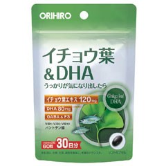 【ポイント13倍相当】オリヒロ株式会社 PD　イチョウ葉エキス＆DHA　60粒×6個セット【RCP】