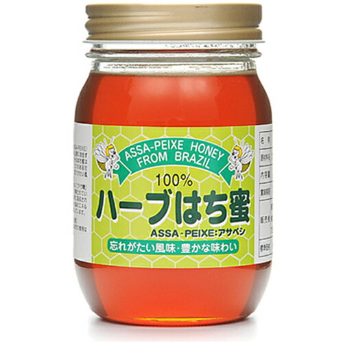 株式会社サンフローラ　ハーブ　はち蜜　[ビン入り]500g入&times;6本セット＜100％ブラジル産天然はちみつ・純正蜂蜜＞【RCP】【北海道・沖縄は別途送料必要】｜美と健康・くすり 神戸免疫研究所