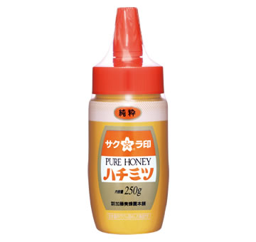 株式会社 加藤美蜂園本舗サクラ印 純粋ハチミツ 250g×12個セット