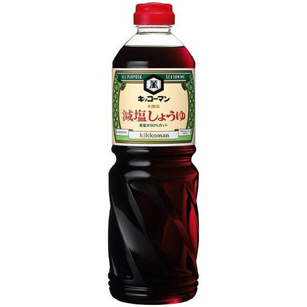 楽天市場】【本日楽天ポイント5倍相当】キッコーマン食品 株式会社キッコーマン 減塩しょうゆ 1L×6個セット【Rcp】【□□】：美と健康・くすり  神戸免疫研究所