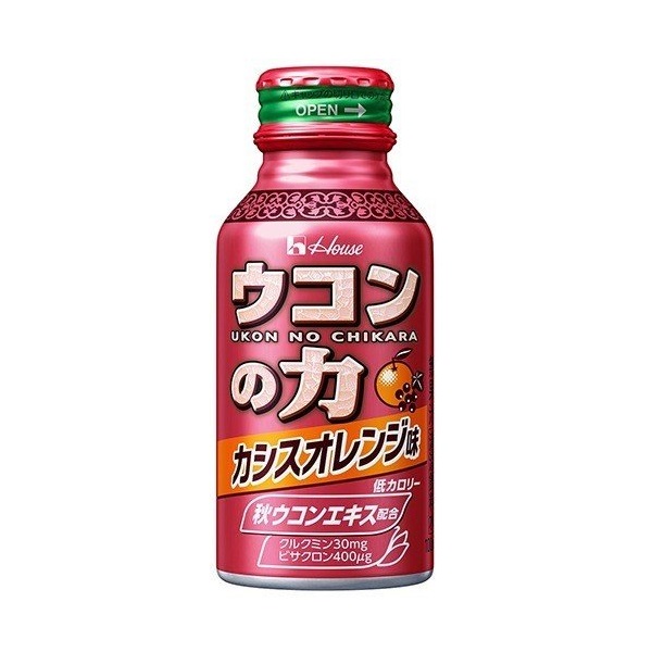 【送料無料・手数料無料】ハウスウェルネスフーズ株式会社 ウコンの力 カシスオレンジ味 100ml×60本 【RCP】