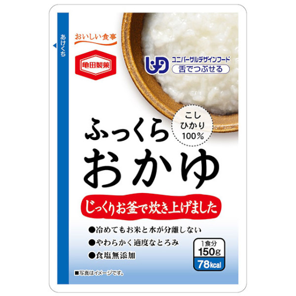 亀田製菓株式会社 ふっくらおかゆ＜こしひかり100%＞ 150g×36個セット 【RCP】（発送まで7～14日程です・ご注文後のキャンセルは出来ません）