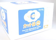 【本日ポイント5倍相当】【送料無料】【お任せおまけ付き♪】 日進医療器株式会社　ププレカット綿 500g（4cm×4cm）×6個セット【RCP】【限定：日進医療器サンプル付】【△】
