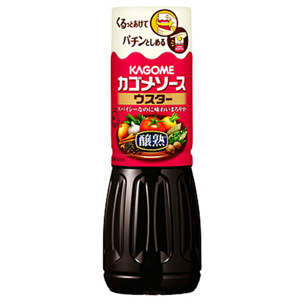 【3％OFFクーポン 4/4 20:00～4/10 01:59迄】【送料無料】【お任せおまけ付き♪】 カゴメ 株式会社 醸熟ソースウスター 500ml×20個セット 【RCP】【YP】【△】