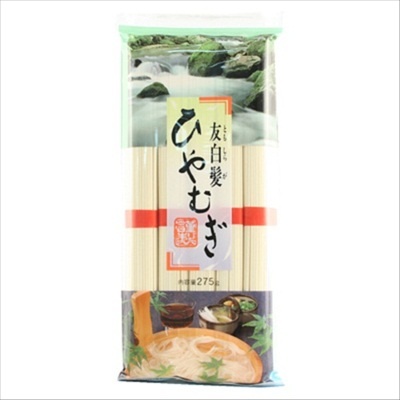 【3％OFFクーポン 5/23 20:00～5/27 01:59迄】【送料無料】【お任せおまけ付き♪】<br>加藤産業<br>友白髪　ひやむぎ　　　　　　275G×40個セット【△】