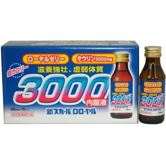【本日ポイント5倍相当】【☆】【送料無料】【お任せおまけ付き♪】 大和合同製薬 滋養強壮・肉体疲労に新スカールD3000 ローヤル100ml×100本【医薬部外品】 ～リポビタンD・エスカップ・チオビタドリンク3倍タウリンで低価格 【おまけ付き♪】【△】