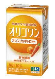 【3％OFFクーポン 4/14 20:00～4/17 09:59迄】【送料無料】【お任せおまけ付き♪】 H+Bライフサイエンス オリゴワン オレンジ＆キャロット(飲料タイプ)125ml×48本 【栄養機能食品】 (発送に7-10日程・キャンセル不可)【YP】【△】