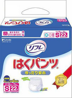 【本日ポイント5倍相当】【送料無料】【お任せおまけ付き♪】 株式会社リブドゥコーポレーション リフレはくパンツ　ゆったり安心 Sサイズ　22枚入り×4ヶ（1ケース）【RCP】【△】