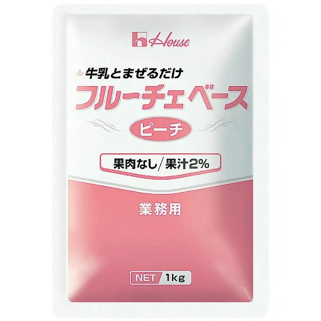 【3%OFFクーポン 7/19 20:00~7/26 01:59迄】【送料無料】【お任せおまけ付き♪】ハウス食品株式会社フルーチェベース ピーチ 12個入(6個×2ケース)【JAPITALFOODS】(発送までに7~10日かかります・ご注文後のキャンセルは出来ません)【△】|美と健康・くすり 神戸免疫研究所