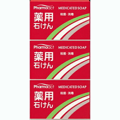 熊野油脂株式会社　JFファーマアクト　薬用石けん100g&times;3個入&times;60セット【医薬部外品】(この商品は注文後のキャンセルができません)【RCP】【北海道・沖縄は別途送料必要】｜美と健康・くすり 神戸免疫研究所